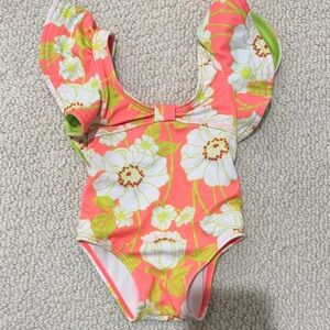 Floral Ruffle Swimsuit